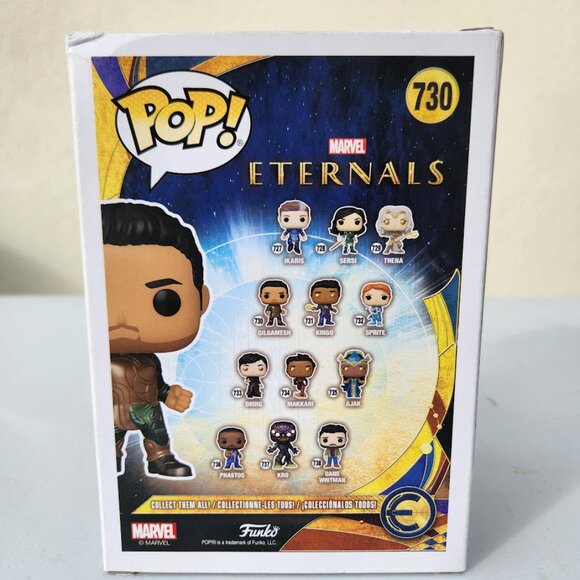 New Funko Pop Gilgamesh Marvel the Eternals Pop! #730 Vinyl Figure Brand new Mak - Picture 2 of 8